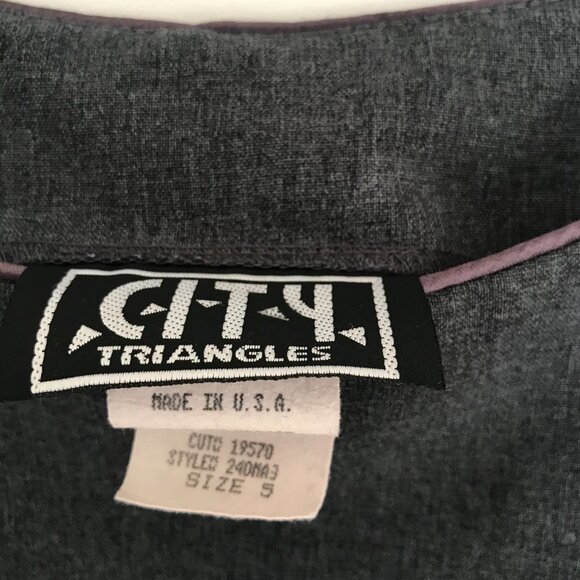 Vintage City Triangles Made in USA Top - Picture 4 of 4